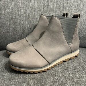 Sorel Taupe Chelsea Ankle Booties